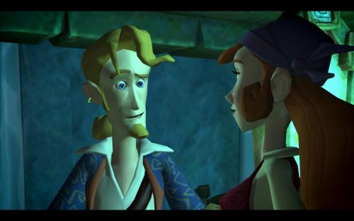 Guybrush and Elaine