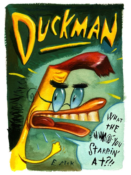 DUCKMAN DVD COVER DUCKMAN DVD COVER