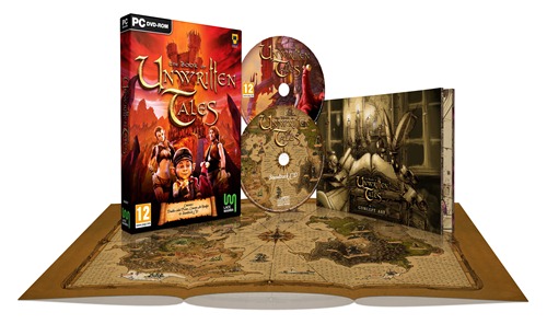 The Book of Unwritten Tales xploded packshot