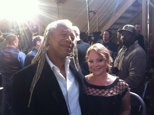 Dave Fennoy and Melissa Hutchison