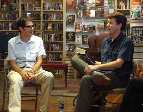 Mr Winters being grilled at Poisoned Pen in Arizona