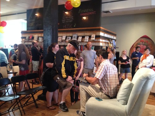 The World of Trouble book tour - Ben H. Winters signing at Indyreads Books