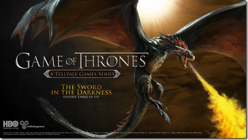 Game of Thrones Episode 3 The Sword in the Darkness